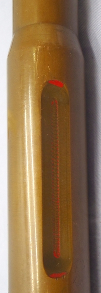  INERT DEACTIVATED. British, 1949 Dated, 20mm Hispano-Suiza (20x110) HS 404 Aircraft Cannon Brass Weighted Dummy Round. - O 1873 INERT DEACTIVATED. British, 1949 Dated, 20mm Hispano-Suiza (20x110) HS 404 Aircraft Cannon Brass Weighted Dummy Round. - O 1873  Other Ammunition