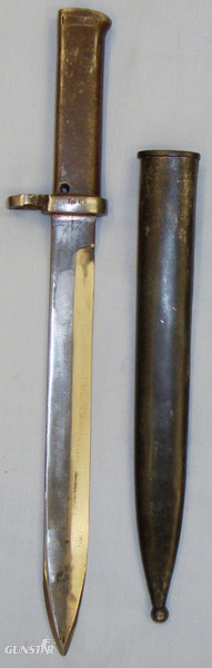  German Ersatz Bayonet and Scabbard. BAYO 420. Bayonet