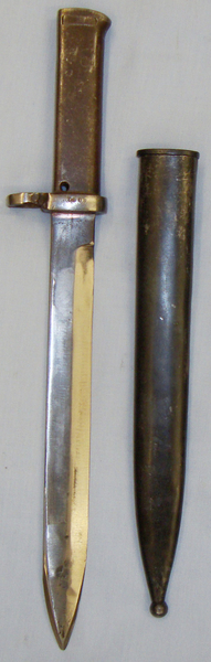  German Ersatz Bayonet and Scabbard. BAYO 420. Bayonet