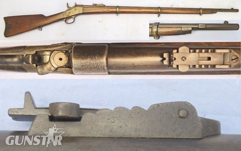 Remington Rolling Block (M1867/68) Single Shot 11 mm Rifle in 