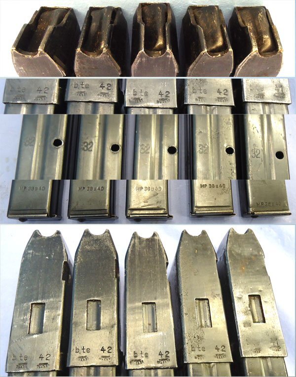 WW2, Nazi Germany, 1941/2 Dated, Schmeiser MP40, 32 Round Machine Gun 9mm Magazine. Sn 23795 Various Submachine Gun