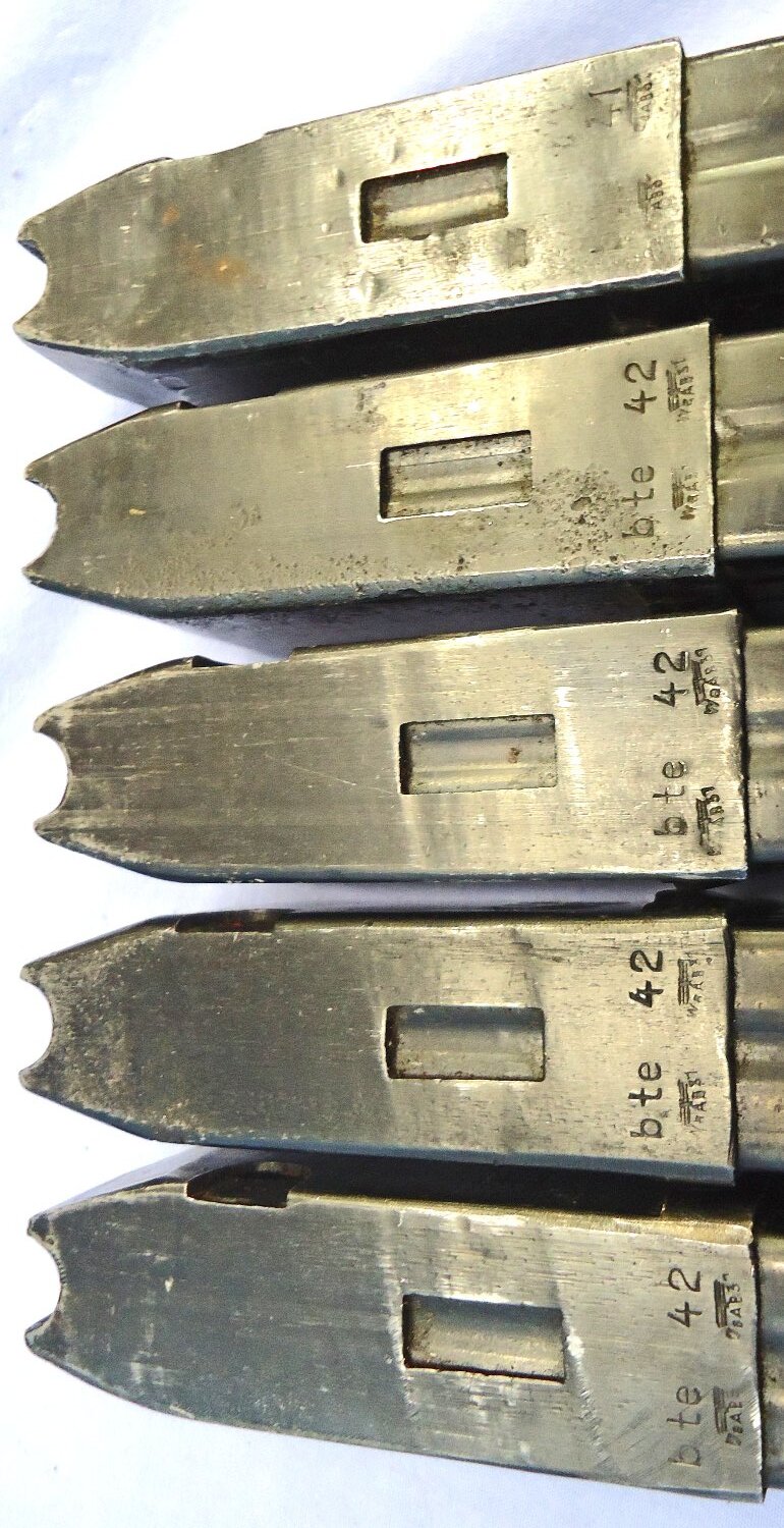  WW2, Nazi Germany, 1941/2 Dated, Schmeiser MP40, 32 Round Machine Gun 9mm Magazine. Sn 23795 Various Submachine Gun