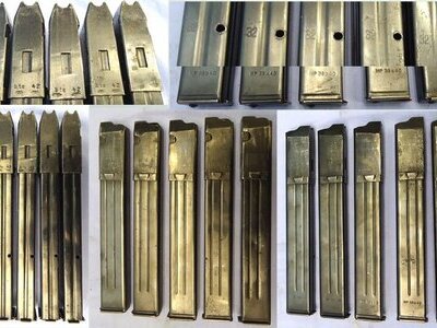 WW2, Nazi Germany, 1941/2 Dated, Schmeiser MP40, 32 Round Machine Gun 9mm Magazine. MISC 1054 Various Submachine Gun