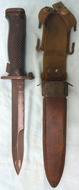 Danish M5 Bayonet, Scabbard and Webbing Intergral Frog Bayonet