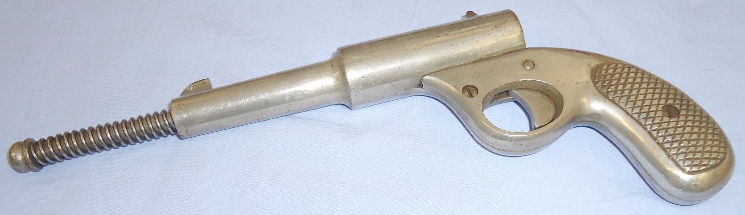 F. R. Langenham C1927 Variant IV Langenhan nickel-plated “Dolla” AI 739.  .177