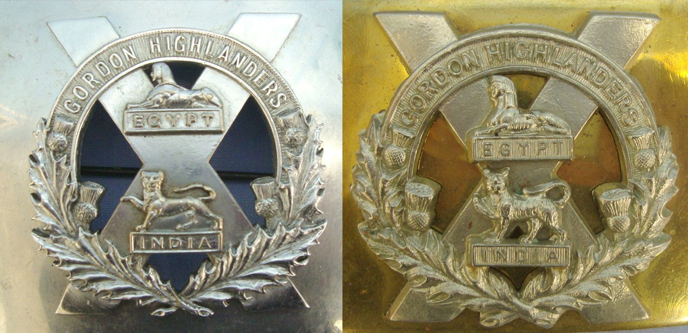 A Gordon Highlander’s Regimental Plaid Brooch & Buckle. BA 907  Antique & Militaria