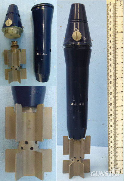 INERT DEACTIVATED. Unfired Mint British 51MM Drill Mortar. - 19530:5 INERT DEACTIVATED. Unfired Mint British 51MM Drill Mortar. - 19530:5  Other Ammunition