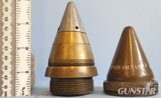 1941British No 206 Mk ll Time Fuse And Waterproof Cap For British Naval Anti-air 1941British No 206 Mk ll Time Fuse And Waterproof Cap For British Naval Anti-air Antique & Militaria