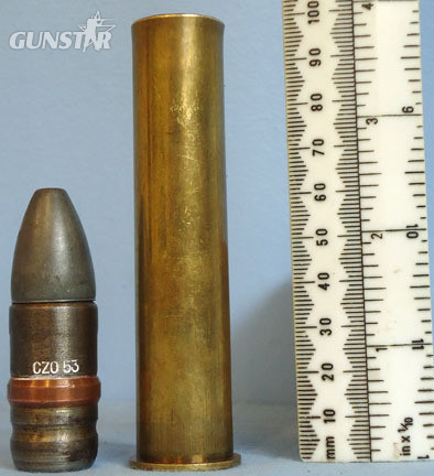  20mm (20x99R) ShVAK TYPE BZ (API-HC Armour Piercing Incendiary- Hollow Core) Air Soviet 20mm (20x99R) ShVAK TYPE BZ (API-HC Armour Piercing Incendiary- Hollow Co Antique & Militaria