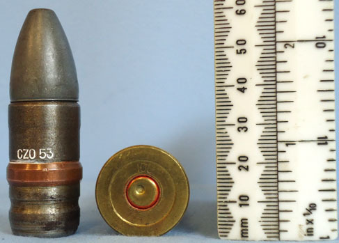 20mm (20x99R) ShVAK TYPE BZ (API-HC Armour Piercing Incendiary- Hollow Core) Air Soviet 20mm (20x99R) ShVAK TYPE BZ (API-HC Armour Piercing Incendiary- Hollow Co Antique & Militaria