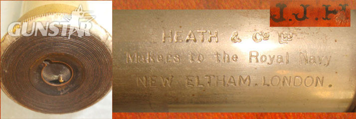  Heath & Co Ltd, New Eltham, London ‘Makers To The Royal Navy’ Single Draw Naval Telescope With Extending Sun Shade & Sliding Eye Piece Shutter Sight & Optic