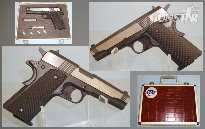 Colt Colt 1911 A1 Government ‘Dark Ops’ .177 Pellet Air Pistol.  AI 766. .177 in 