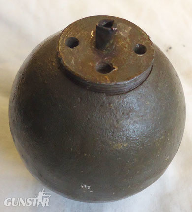 INERT DEACTIVATED. Rare British No 15 Mk1 (Cricket Ball or Ball) Hand/Catapult/S INERT DEACTIVATED. Rare British No 15 Mk1 (Cricket Ball or Ball) Hand/Catapult/S Antique & Militaria