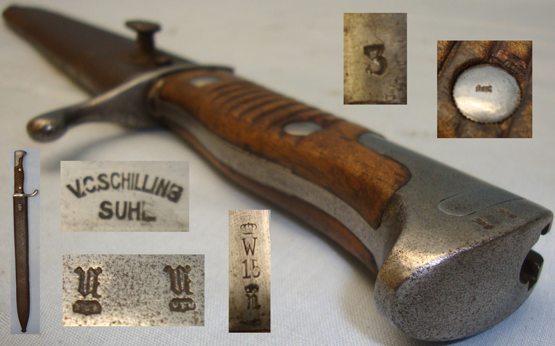German WWI M1898/05 ‘Butcher Bayonet’ and Scabbard. BAYO 767 Bayonet