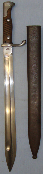  German WWI M1898/05 ‘Butcher Bayonet’ and Scabbard. BAYO 767 Bayonet
