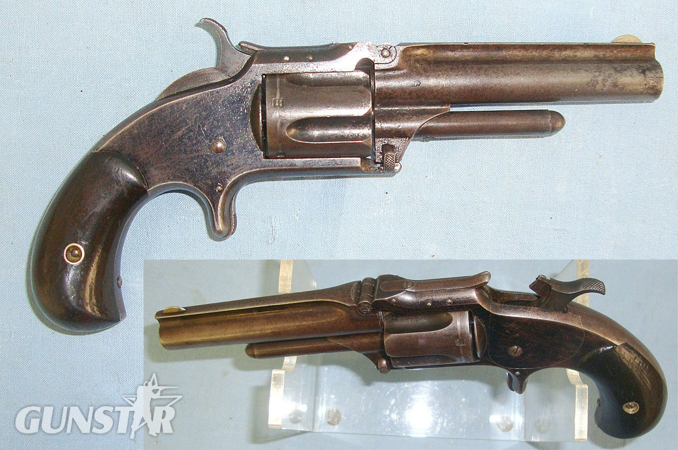 American Civil War Era, Smith & Wesson Transitional Model 1 ½ 'Tip Up' Barrel .32 Rim Fire Obsolete Calibre 5 Shot Revolver. Sn 23414 rim fire revolver .32 Revolver in 