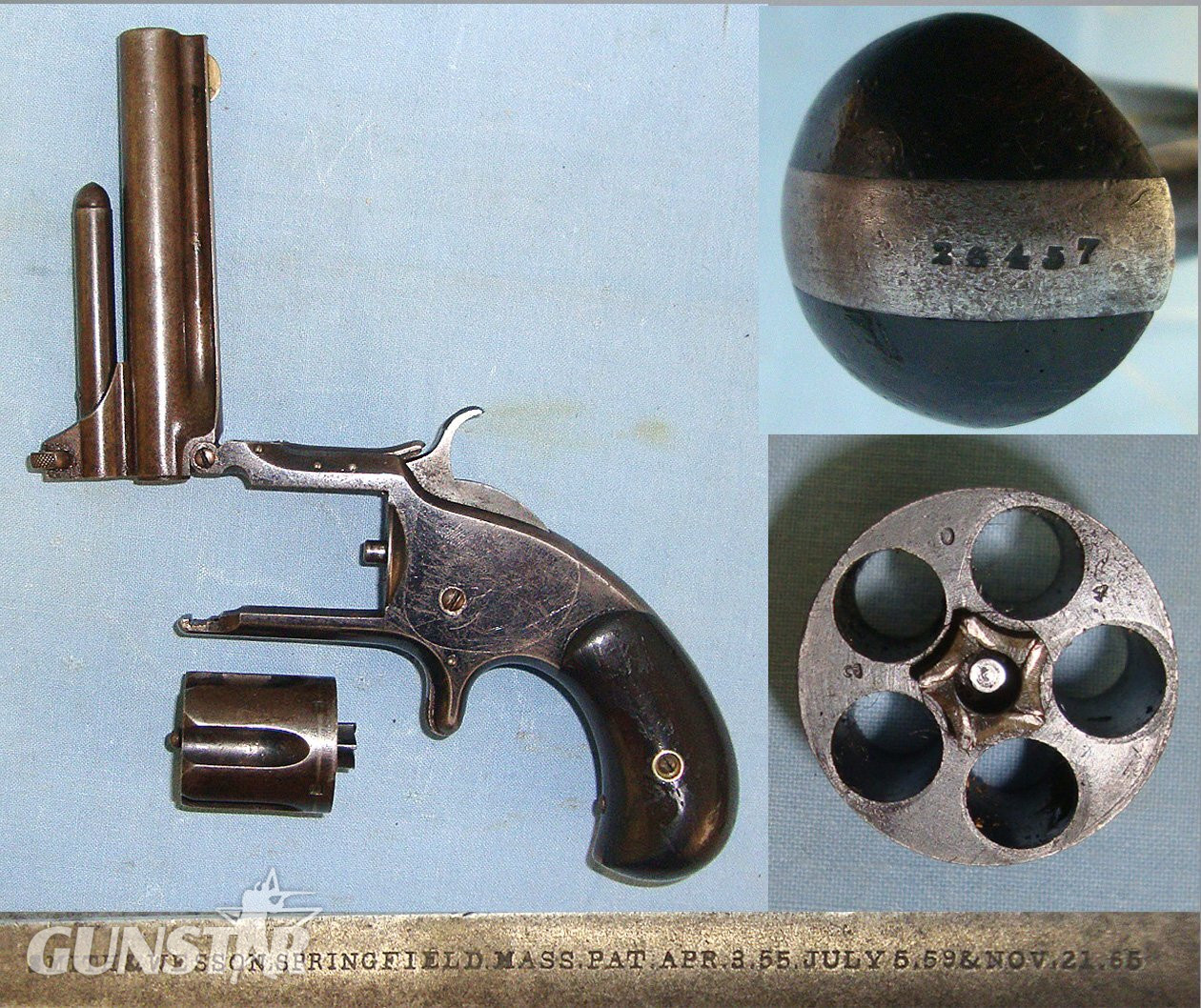 American Civil War Era, Smith & Wesson Transitional Model 1 ½ 'Tip Up' Barrel .32 Rim Fire Obsolete Calibre 5 Shot Revolver. Sn 23414 rim fire revolver .32 Revolver