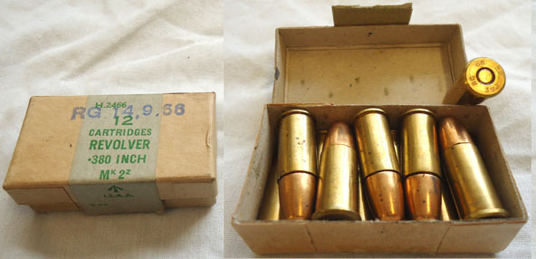  INERT DEACTIVATED. British Military Original Tin Plate Outer Box of 15 Service Packs, Each Containing 12 Rounds Of Unfired .380 Revolver (9 x 20R) Cartridges. (180 Rounds In Total). O 1280 INERT DEACTIVATED. British Military Original Tin Plate Outer Box of 15 Service Packs, Each Containing 12 Rounds Of Unfired .380 Revolver (9 x 20R) Cartridges. (180 Rounds In Total). O 1280  Hunting Rounds