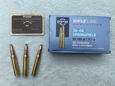 Prvi Partizan (PPU) .30-06 Springfield 180g Soft Point  Cartridges
