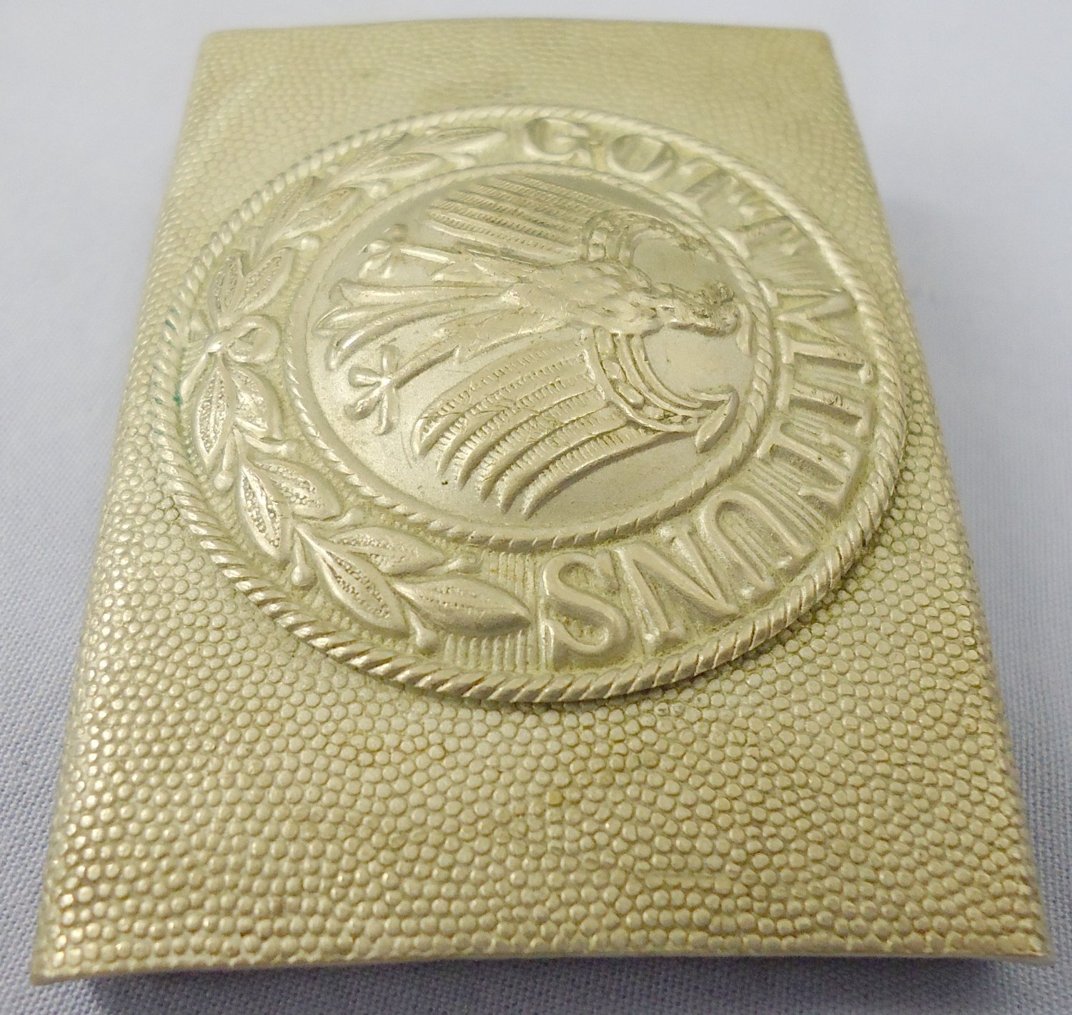 Original* Luftwaffe Die Struck Buckle. N115. Original* Luftwaffe Die Struck Buckle. N115.  Antique & Militaria