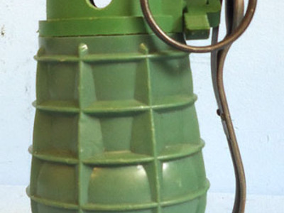 INERT DEACTIVATED. Czech URG 86 Plastic Anti-personnel Grenade. INERT DEACTIVATED. Czech URG 86 Plastic Anti-personnel Grenade. Antique & Militaria