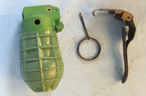  INERT DEACTIVATED. Czech URG 86 Plastic Anti-personnel Grenade. INERT DEACTIVATED. Czech URG 86 Plastic Anti-personnel Grenade. Antique & Militaria