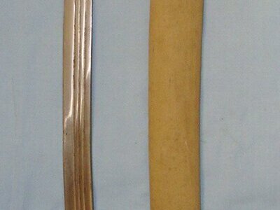 WW1 Era Indian Troops Talwar (Aka Talwaar Or Tulwar) Fighting Sword / Sabre & Khaki Field Covered Scabbard. Sn 21449:15 Sword