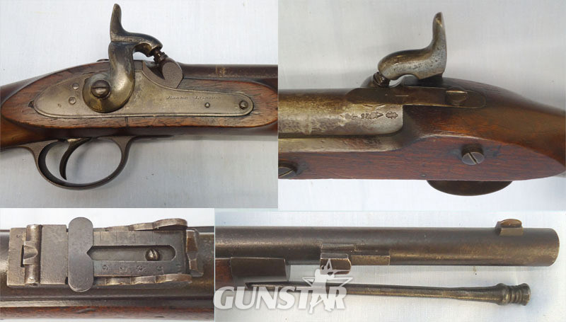  Baker C1865 Baker, London Yeomanry Officer’s Private Purchase Enfield 1856 Pattern 2 Band .577 Calibre Muzzle Loading Percussion Rifle Sn - 20033 Muzzleloader .577 Rifle