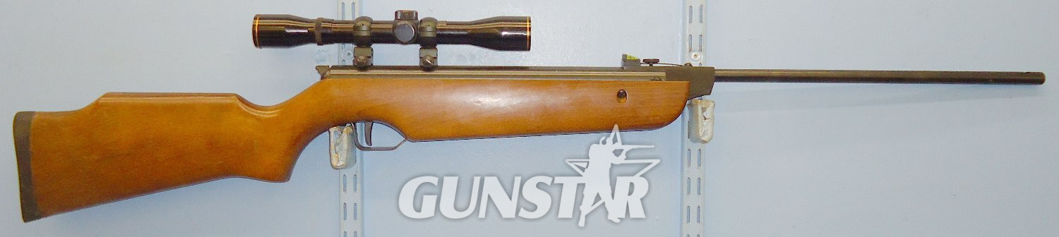  Tell Powerful 9 ft/lbs* Tell Model 300 .22 Air Rifle with Nikko Sterling 4x32 Nitrogen Filled Scope. 21491. .22