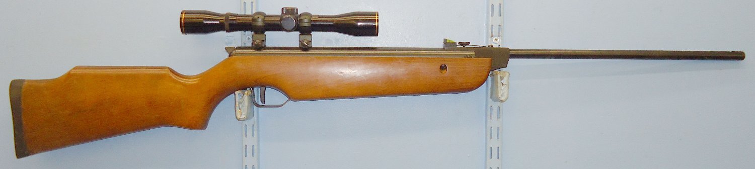  Tell Powerful 9 ft/lbs* Tell Model 300 .22 Air Rifle with Nikko Sterling 4x32 Nitrogen Filled Scope. 21491. .22