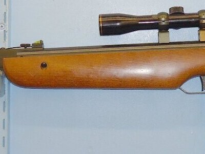 Tell Powerful 9 ft/lbs* Tell Model 300 .22 Air Rifle with Nikko Sterling 4x32 Nitrogen Filled Scope. 21491. .22