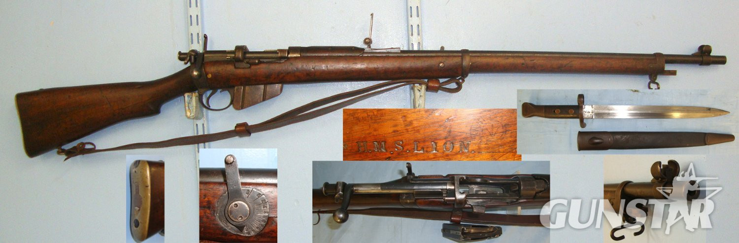 Lee Enfield To The 5th Cameronians Scottish Rifles & Scabbard Bolt Action None Rifle in 
