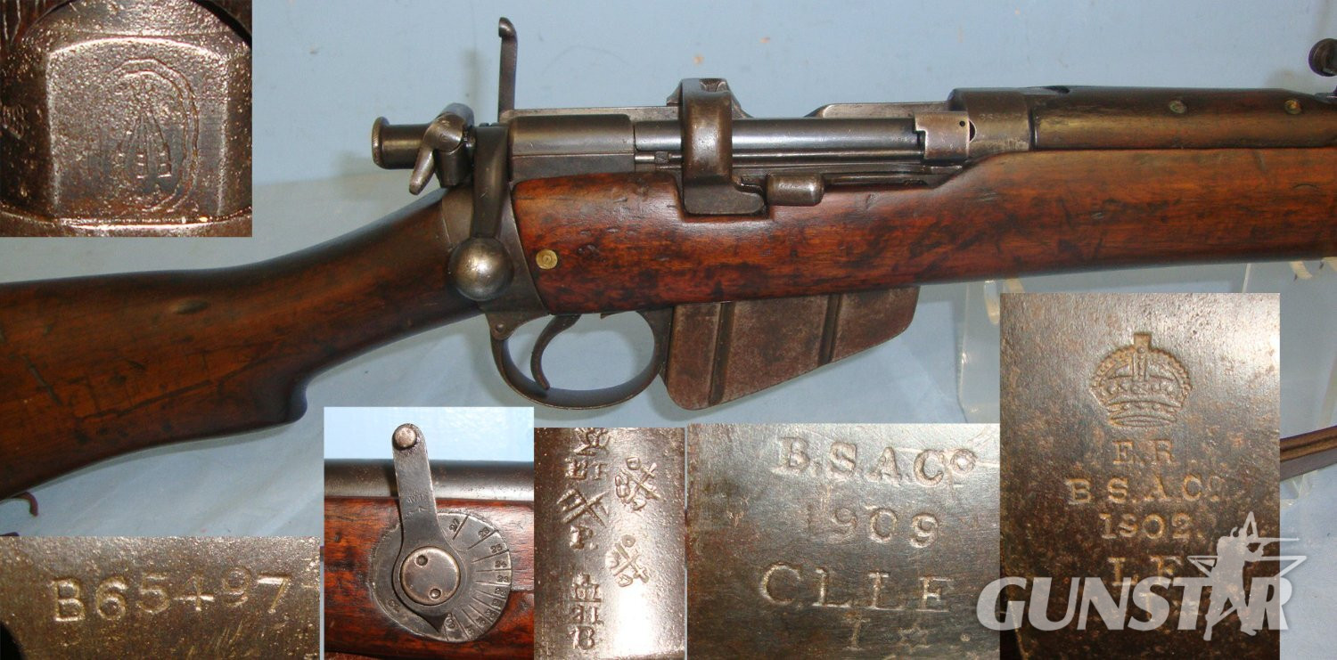 Lee Enfield To The 5th Cameronians Scottish Rifles & Scabbard Bolt Action None Rifle