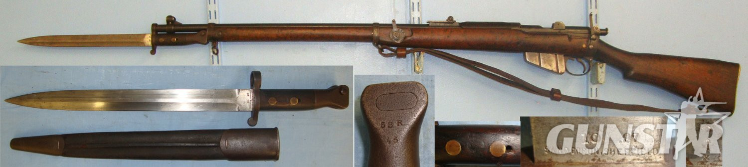  Lee Enfield To The 5th Cameronians Scottish Rifles & Scabbard Bolt Action None Rifle