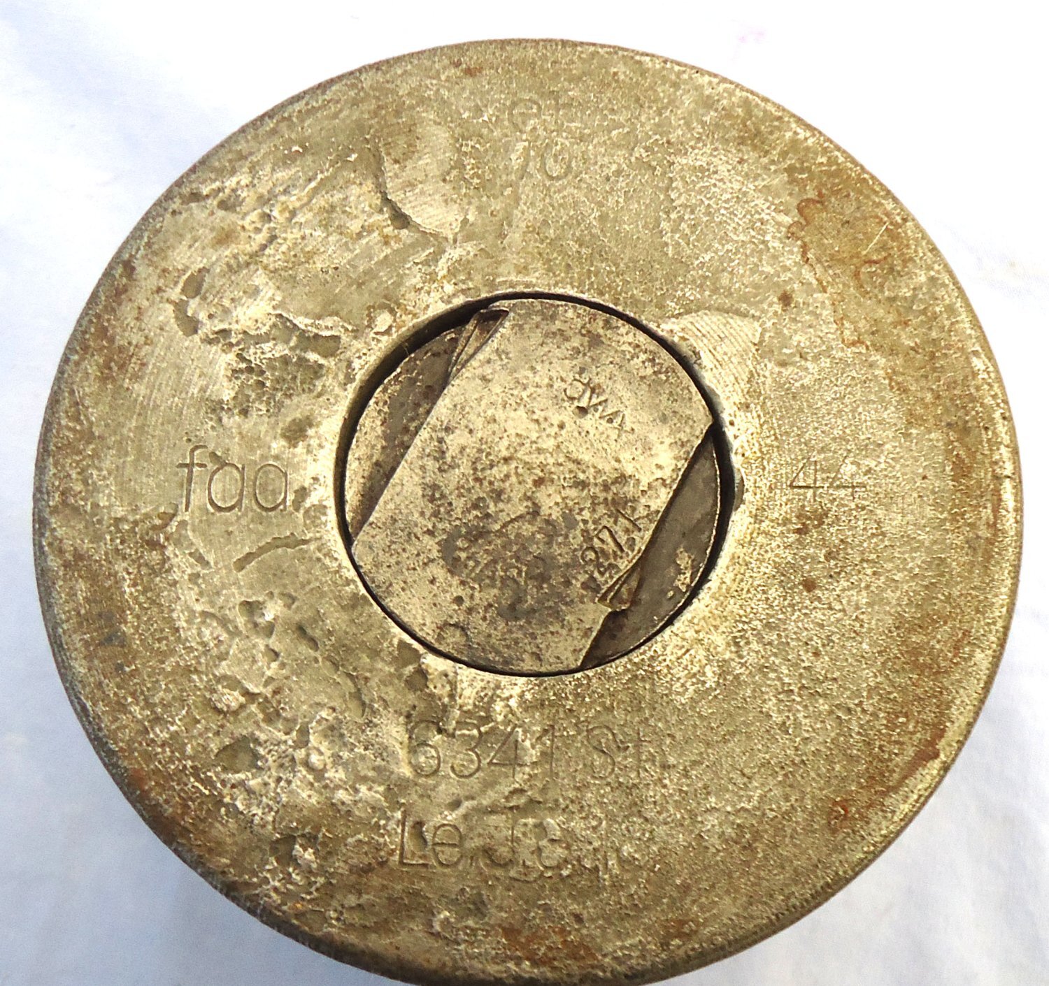 INERT DEACTIVATED. Rare, Unfired 1944 Dated German WW2 10.5cm FH18 (100x78R) Gr39 Hollow Charge Fixed Round. O 2330 INERT DEACTIVATED. Rare, Unfired 1944 Dated German WW2 10.5cm FH18 (100x78R) Gr39 Hollow Charge Fixed Round. O 2330 Various Other Ammunition