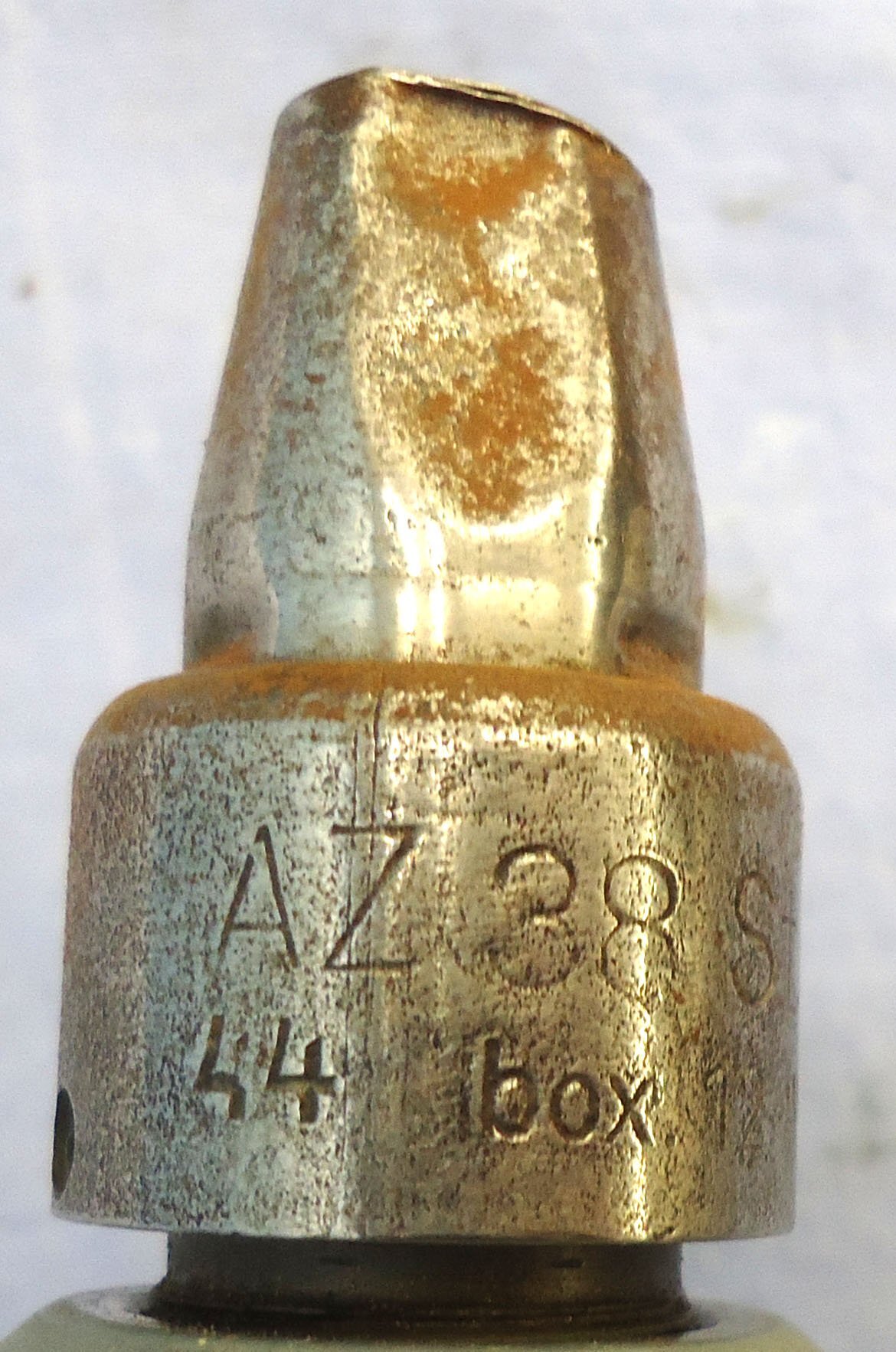 INERT DEACTIVATED. Rare, Unfired 1944 Dated German WW2 10.5cm FH18 (100x78R) Gr39 Hollow Charge Fixed Round. O 2330 INERT DEACTIVATED. Rare, Unfired 1944 Dated German WW2 10.5cm FH18 (100x78R) Gr39 Hollow Charge Fixed Round. O 2330 Various Other Ammunition 