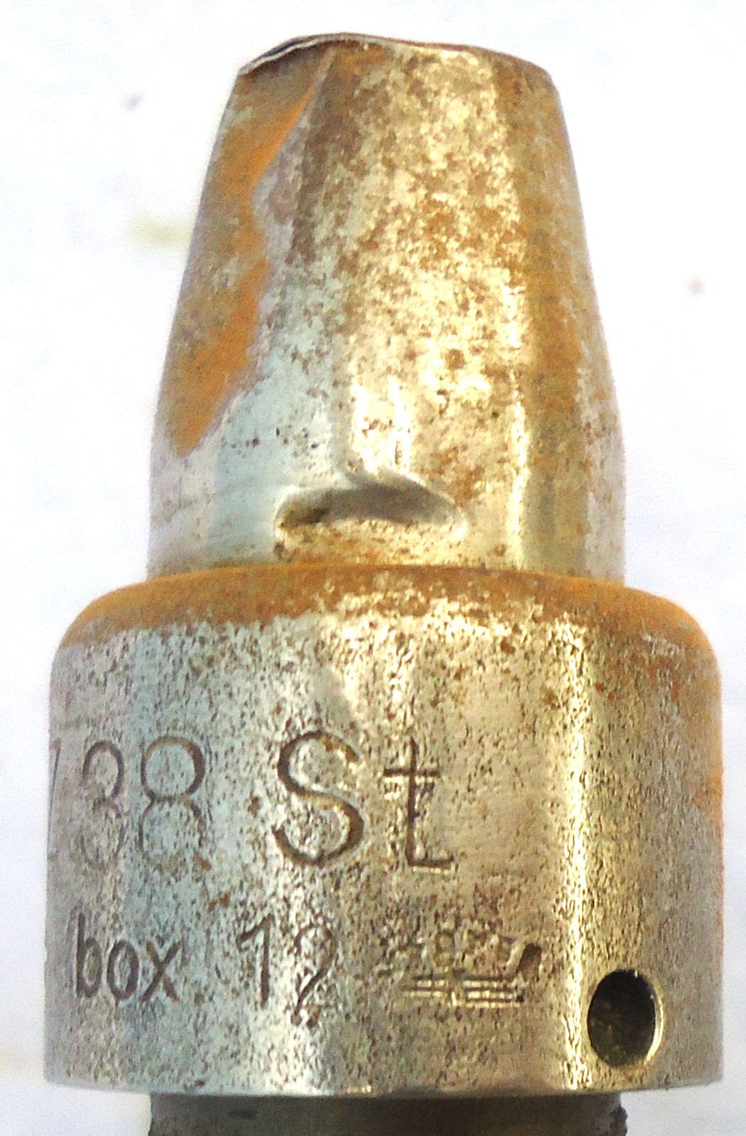 {CATEGORY} - INERT DEACTIVATED. Rare, Unfired 1944 Dated German WW2 10.5cm FH18 (100x78R) Gr39 Hollow Charge Fixed Round. O 2330 INERT DEACTIVATED. Rare, Unfired 1944 Dated German WW2 10.5cm FH18 (100x78R) Gr39 Hollow Charge Fixed Round. O 2330 Various Other Ammunition in 