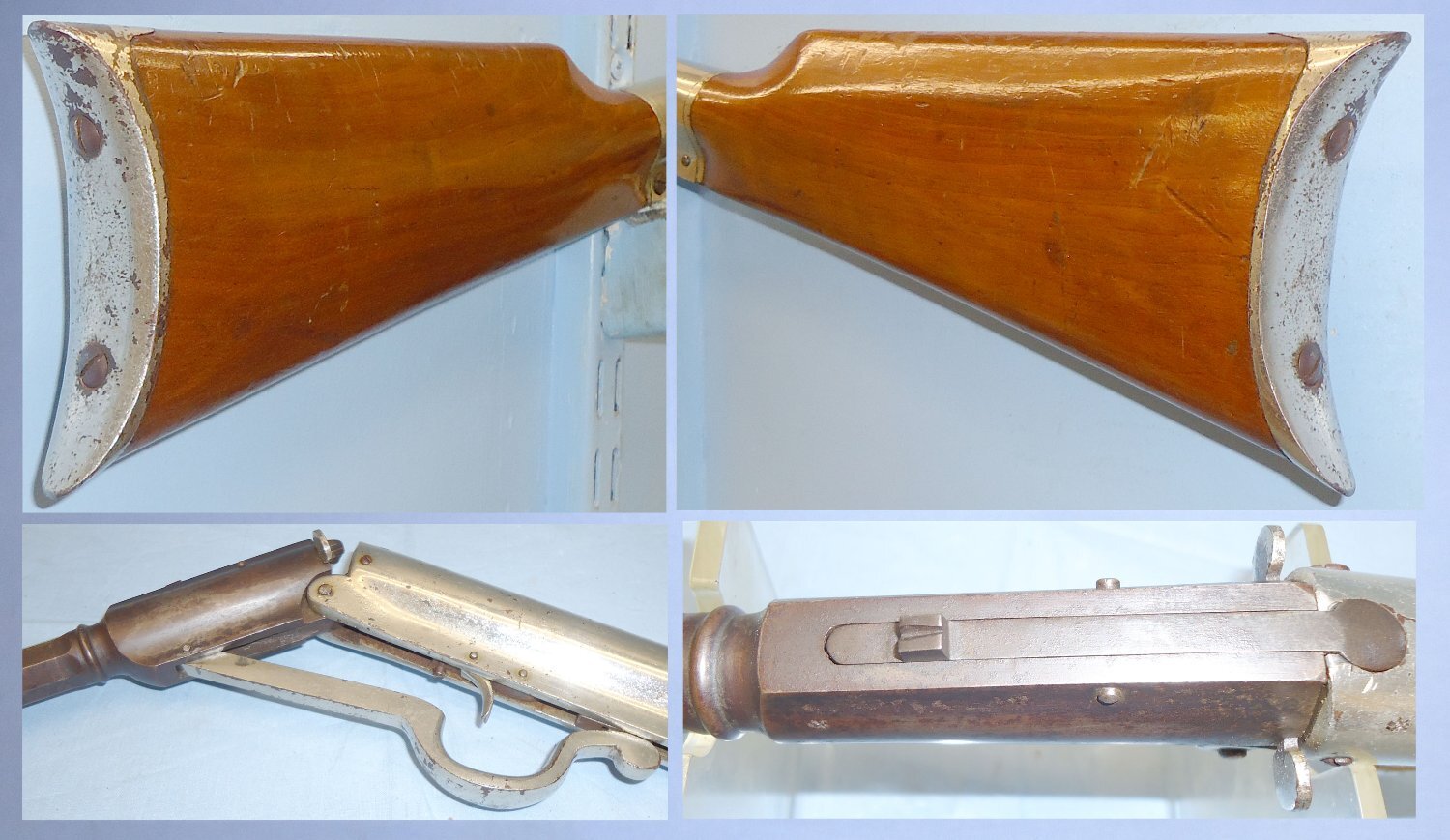 EXTREMELY RARE, 1890 To Early 1900\\\'s German Gem Break Action Combination Air Rifle Imported / Retailed by Arbenz Birmingham Capable of Firing Air Gun Pellets, or 32 Rim Fire Obsolete Calibre Bullets or Shot Shells. Sn 17182. EXTREMELY RARE, 1890 To Early 1900's German Gem Break Action Combination Air Rifle Imported / Retailed by Arbenz Birmingham Capable of Firing Air Gun Pellets, or 32 Rim Fire Obsolete Calibre Bullets or Shot Shells. Sn 17182. None