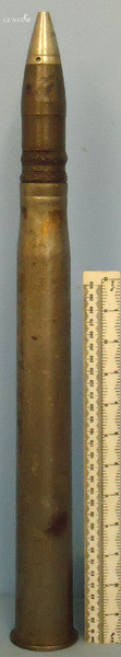 INERT DEACTIVATED Unfired German WW2 3.7cm SC/30 (37x380R) Round With An Unfired INERT DEACTIVATED Unfired German WW2 3.7cm SC/30 (37x380R) Round With An Unfired Antique & Militaria in 