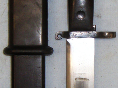 East German ‘AKM 59’ Bayonet and Scabbard. BAYO 2619. Bayonet