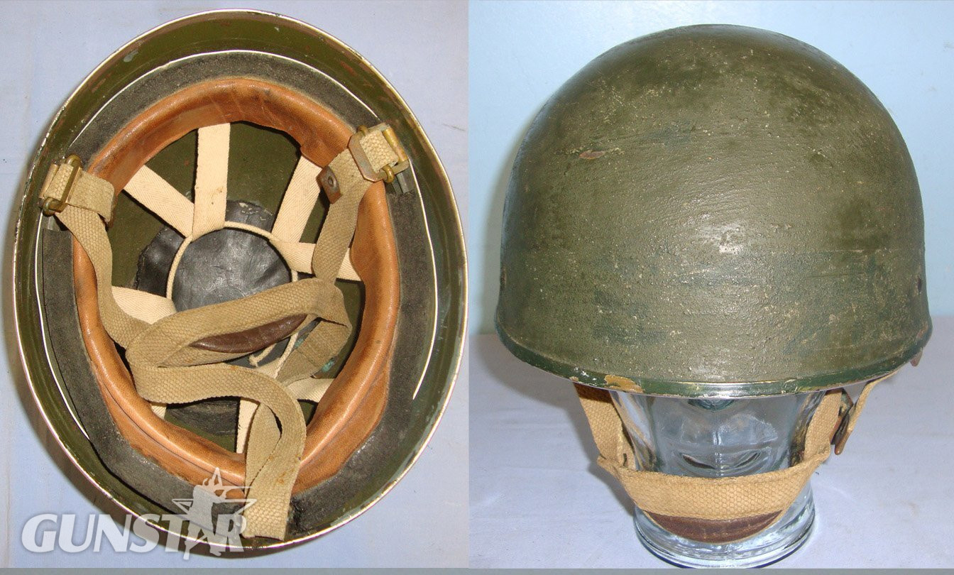 Suez Crisis Era 1955 Dated British WW2 3rd Pattern Paratroopers Airborne Jump Helmet By CCL With Liner & Chin Strap (Size 7 ¼). Sn 21424  Clothing