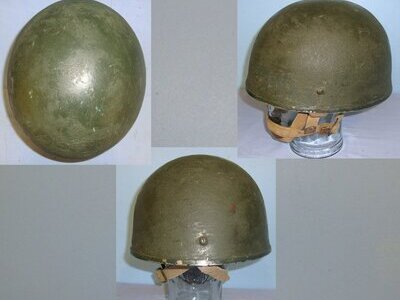 Suez Crisis Era 1955 Dated British WW2 3rd Pattern Paratroopers Airborne Jump Helmet By CCL With Liner & Chin Strap (Size 7 ¼). Sn 21424  Clothing