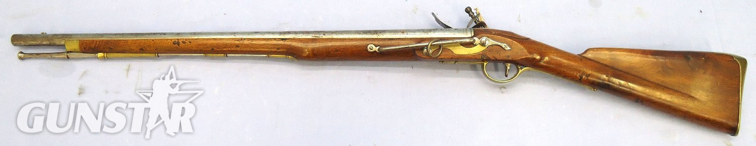 Mather (Newcastle) British Officers .65” Calibre, Model 1773 Eliott Service Flintlock Carbine by Mather of Newcastle. Sn - 21851:6 Muzzleloader .65 Cal Muzzleloader Rifle - {CATEGORY}
