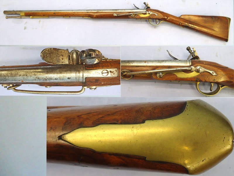 Mather (Newcastle) British Officers .65” Calibre, Model 1773 Eliott Service Flintlock Carbine by Mather of Newcastle. Sn - 21851:6 Muzzleloader .65 Cal Muzzleloader Rifle