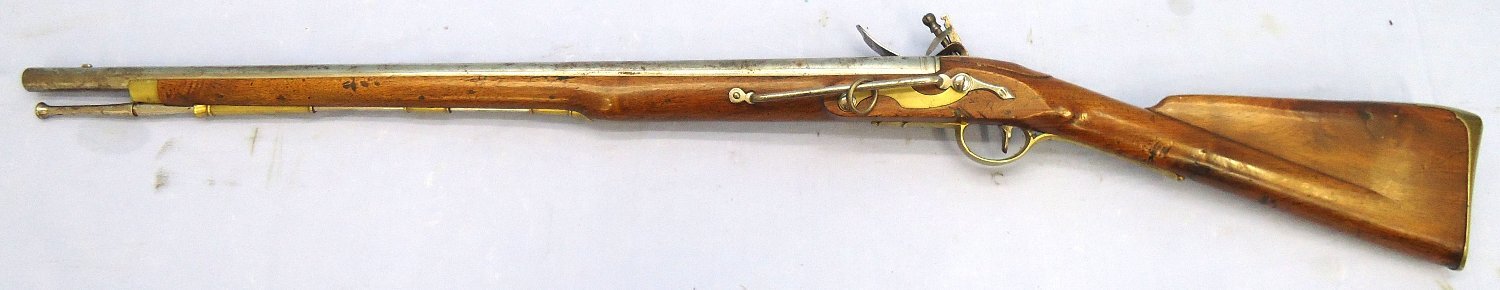 Mather (Newcastle) British Officers .65” Calibre, Model 1773 Eliott Service Flintlock Carbine by Mather of Newcastle. Sn - 21851:6 Muzzleloader .65 Cal Muzzleloader Rifle - {CATEGORY}