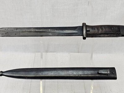 WW2 German K98 Rifle Bayonet by E&F Hörster Bayonet