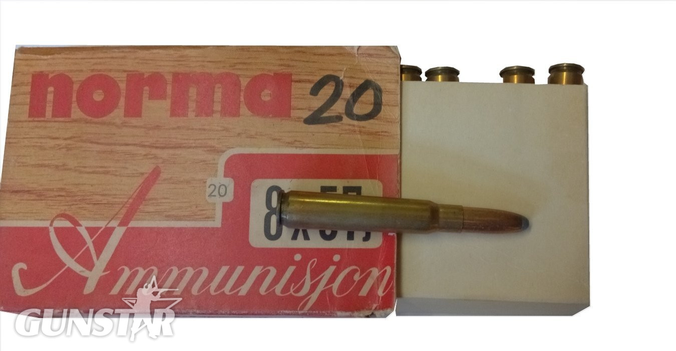 Norma  8x57mm Cartridges in 