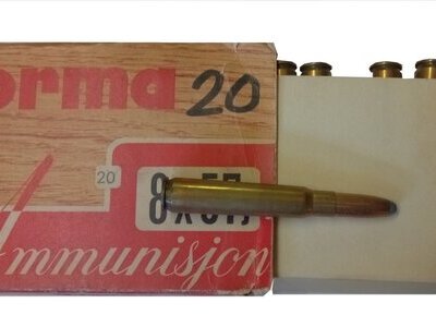Norma  8x57mm Cartridges