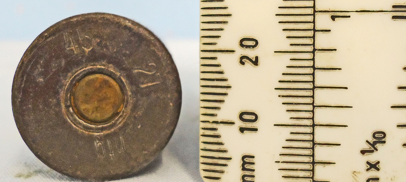 INERT DEACTIVATED. WW2, 1943 dated German 20 mm MK151/20 (20x82) Armour Piercing Incendiary (API) Cannon Round. - O 1827 INERT DEACTIVATED. WW2, 1943 dated German 20 mm MK151/20 (20x82) Armour Piercing Incendiary (API) Cannon Round. - O 1827  Other Ammunition