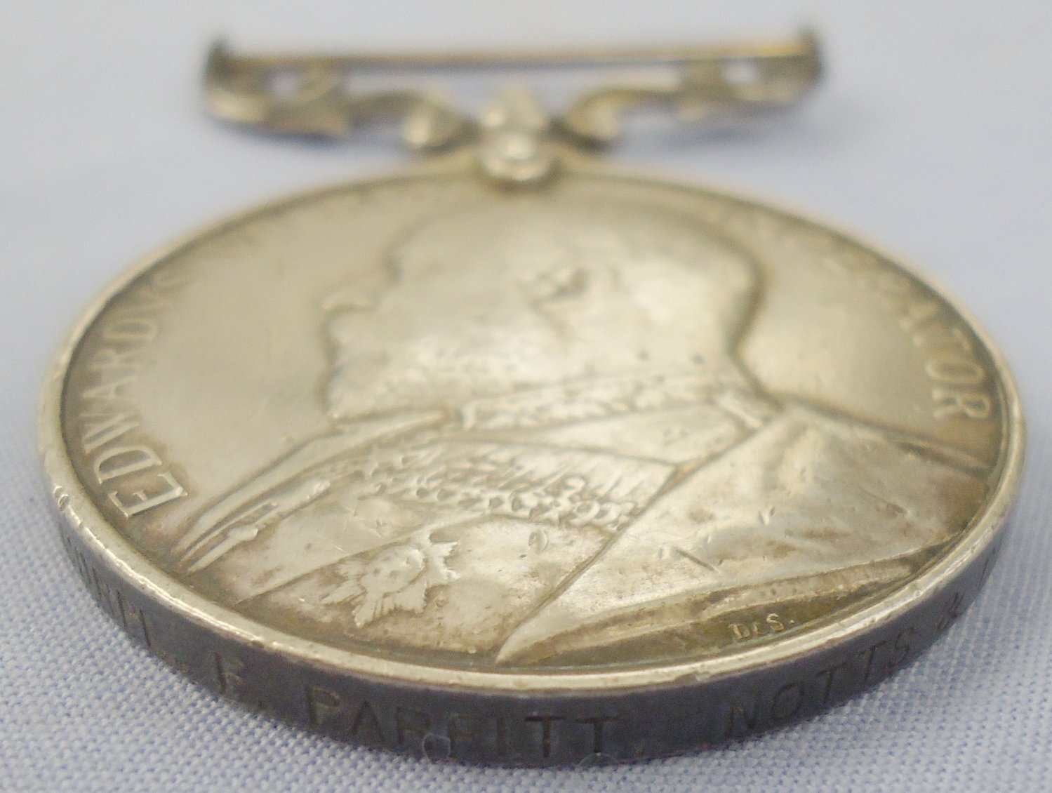 Edward VII Army Long Service and Good Conduct Medal to Lance Corporal Parfitt of the Notts & Derby Regiment. M 148. Edward VII Army Long Service and Good Conduct Medal to Lance Corporal Parfitt of the Notts & Derby Regiment. M 148.  Antique & Militaria